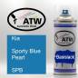 Preview: Kia, Sporty Blue Pearl, SPB: 400ml Sprühdose, von ATW Autoteile West.